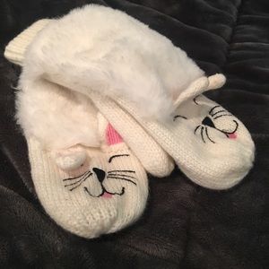Plush Kitten Mittens